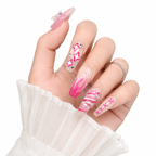 Glamorous Red Flame Press-On Nails - View 1