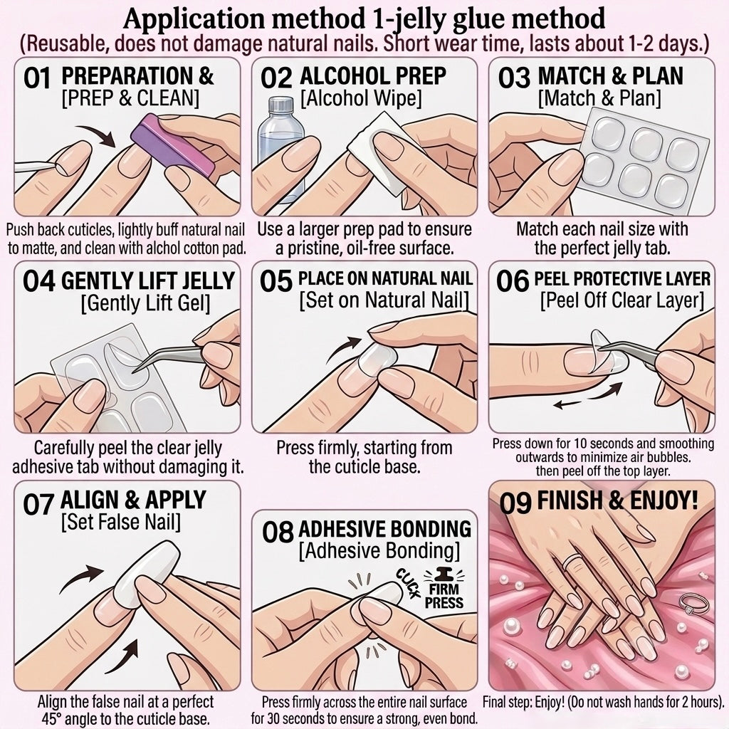 Application Method 1 - Jelly Glue Method