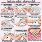 Application Method 1 - Jelly Glue Method