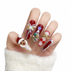 Christmas Tree Press-On Nails - View 1