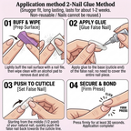 Application Method 2 - Nail Glue Method