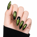 Black Cat Neon Press-On Nails - View 1