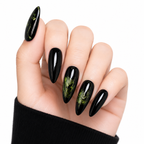 Black Cat Neon Press-On Nails - View 2
