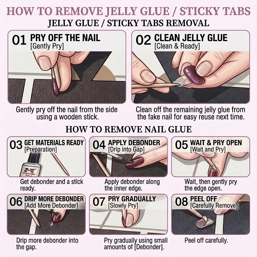 How to Remove Jelly Glue and Sticky Tabs