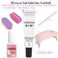 Press-On Nail Solid Glue Tool Kit - 5 Piece Set