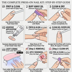 Press-On Nail Kit Step by Step Application Guide