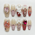 Nailsis Angel Pink Heart Press-On Nail Set