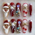 Nailsis Christmas Press-on Nail Tree Set