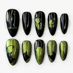 Nailsis Black Cat Neon Press On Nail Set