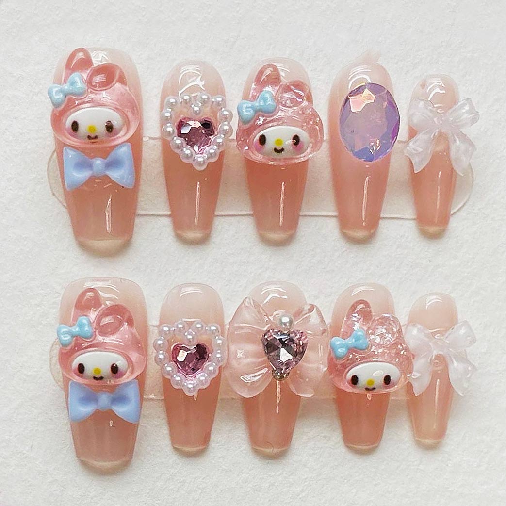 Nailsis Pink Baby Cute Press-On Nail Set